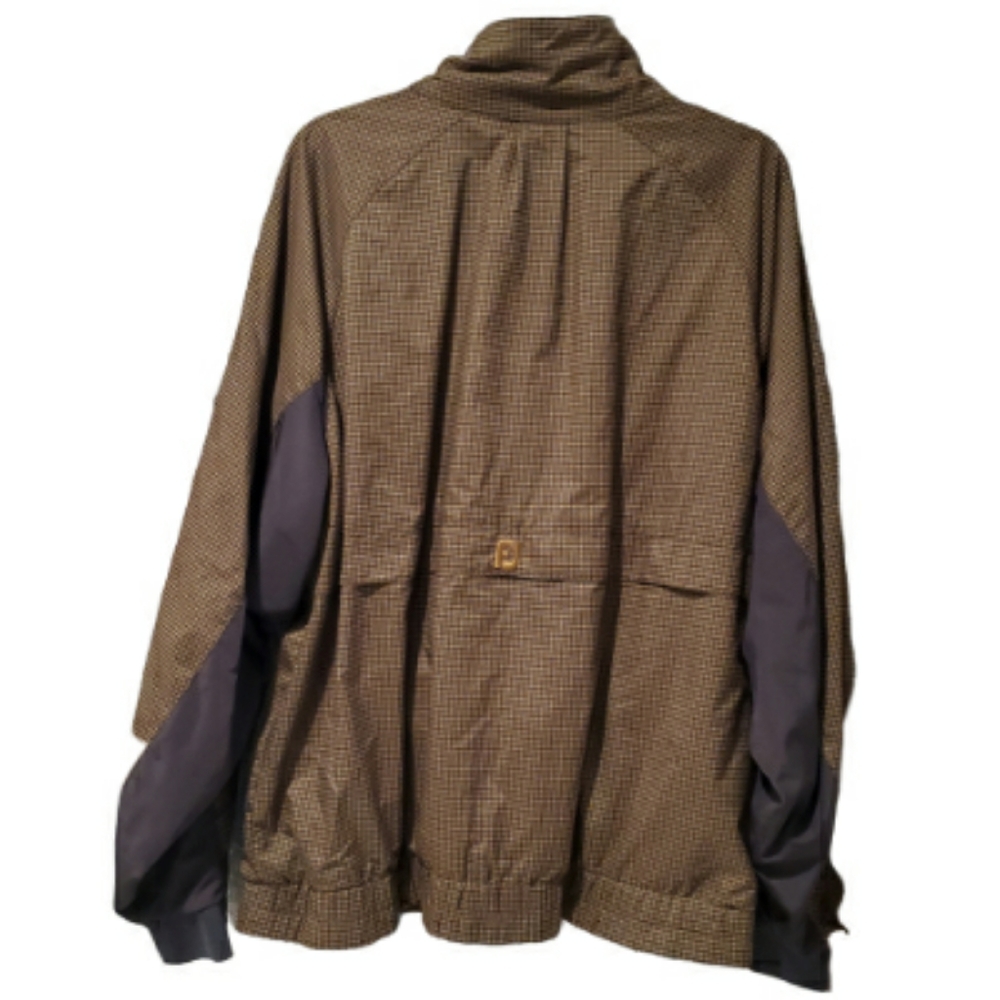 DryJoys By FootJoy Brown Checkered Jacket … - Picture 2 of 8